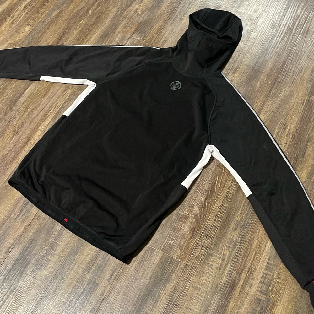 Polo Sport Ralph Lauren Black Medium Hoodie with Red Accents